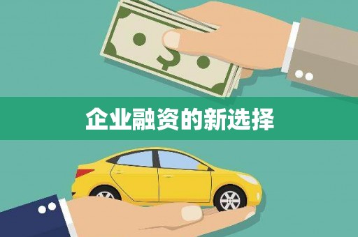 安源企业融资的新选择
