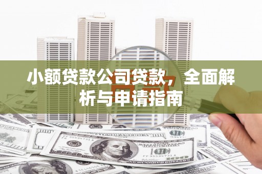 安源小额贷款公司贷款，全面解析与申请指南
