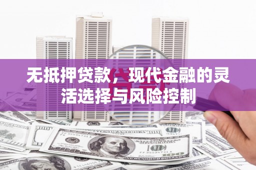 安源无抵押贷款，现代金融的灵活选择与风险控制