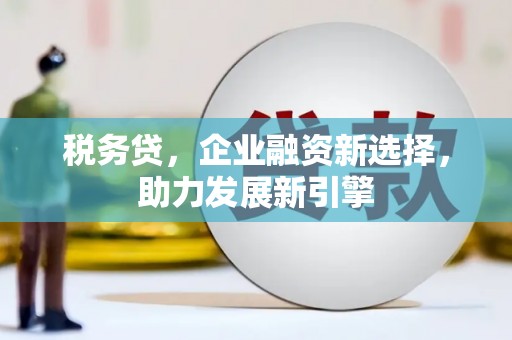 安源税务贷，企业融资新选择，助力发展新引擎