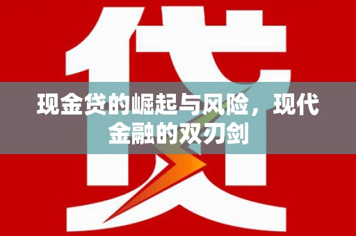 安源现金贷的崛起与风险，现代金融的双刃剑