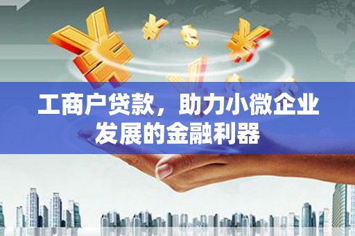 安源工商户贷款，助力小微企业发展的金融利器