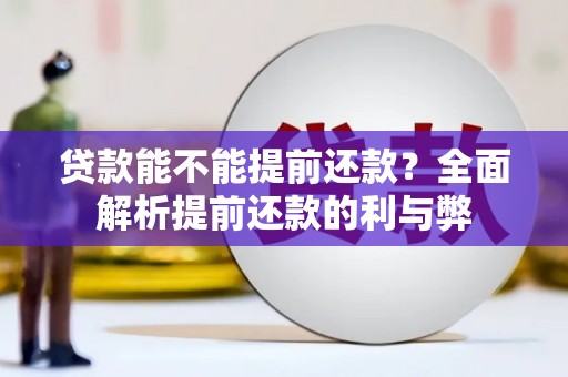 安源贷款能不能提前还款？全面解析提前还款的利与弊