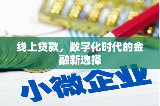 安源线上贷款，数字化时代的金融新选择